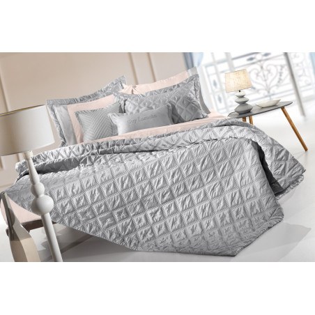 Σετ Κουβερλί King Size 3 Τεμαχίων Guy Laroche Fiera Silver 240x250