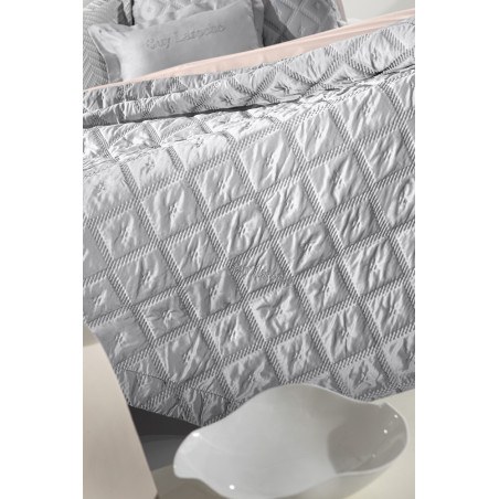 Σετ Κουβερλί King Size 3 Τεμαχίων Guy Laroche Fiera Silver 240x250