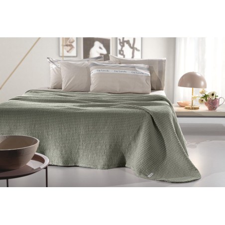 Κουβέρτα Πικέ King Size Guy Laroche Eternity Olive 260x240