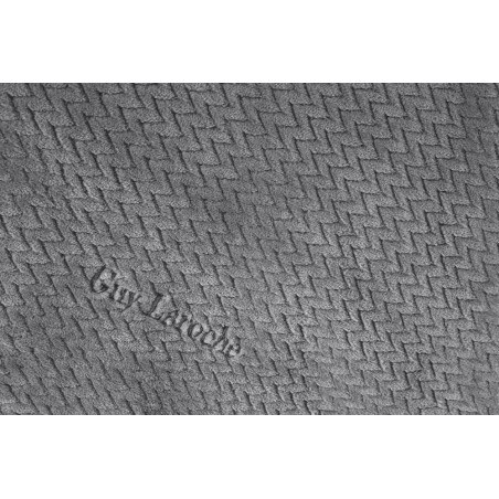 Σετ Κουβέρτα Fleece Υπέρδιπλη και Μαξιλαροθήκη Διακόσμησης Guy Laroche Rombus Carbon 220x240