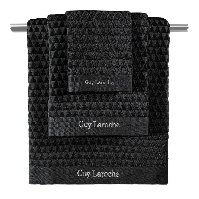 Σετ Πετσέτες 3 Τεμαχίων Guy Laroche Tokyo Black