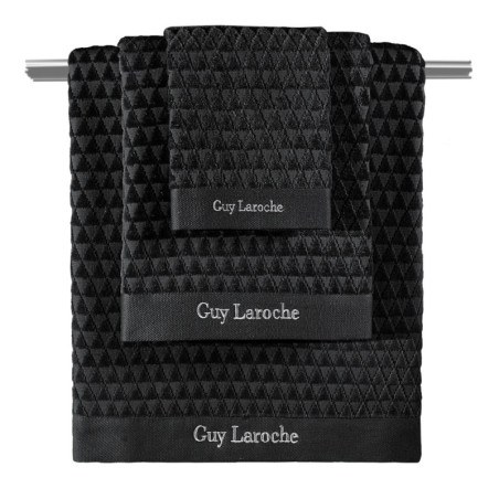 Σετ Πετσέτες 3 Τεμαχίων Guy Laroche Tokyo Black