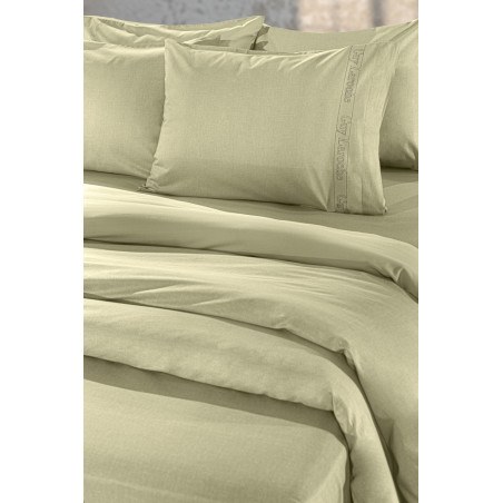 Παπλωματοθήκη Υπέρδιπλη Guy Laroche Color Plus Olive 225x245