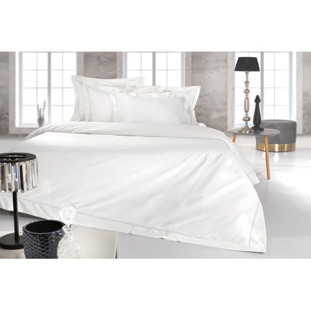 Σετ Σεντόνια King Size 4 Τεμαχίων Guy Laroche Blend White 270x280