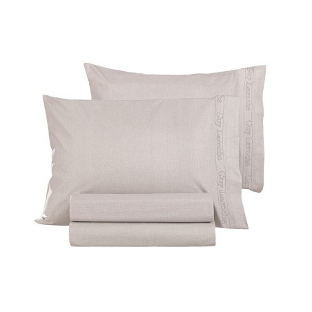 Σεντόνι King Size με Λάστιχο Guy Laroche Color Plus Perla 180x200+42