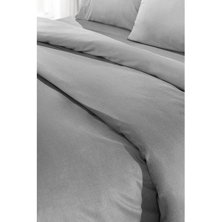 Σεντόνι Υπέρδιπλο με Λάστιχο Guy Laroche Color Plus Silver 160x200+32