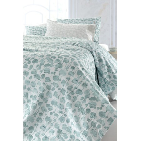 Σετ Σεντόνια Μονά με Λάστιχο 3 Τεμαχίων Guy Laroche Florian Mint 100x200+32