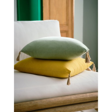 Μαξιλαροθήκη Διακόσμησης Gofis Home Ember Jade Green 208/49 43x43