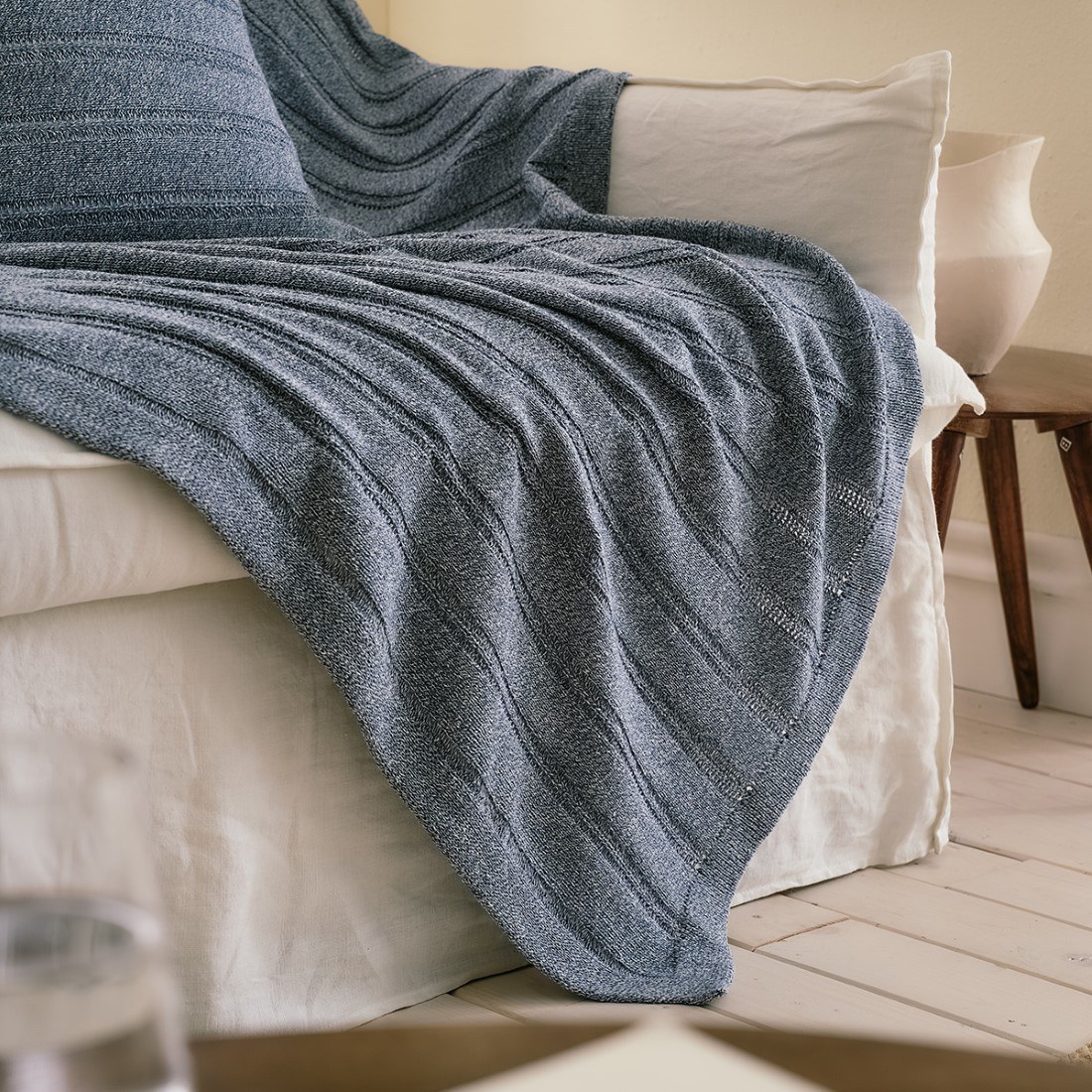 Ριχτάρι Διακοσμητικό Gofis Home Cerelia Marine Blue 380