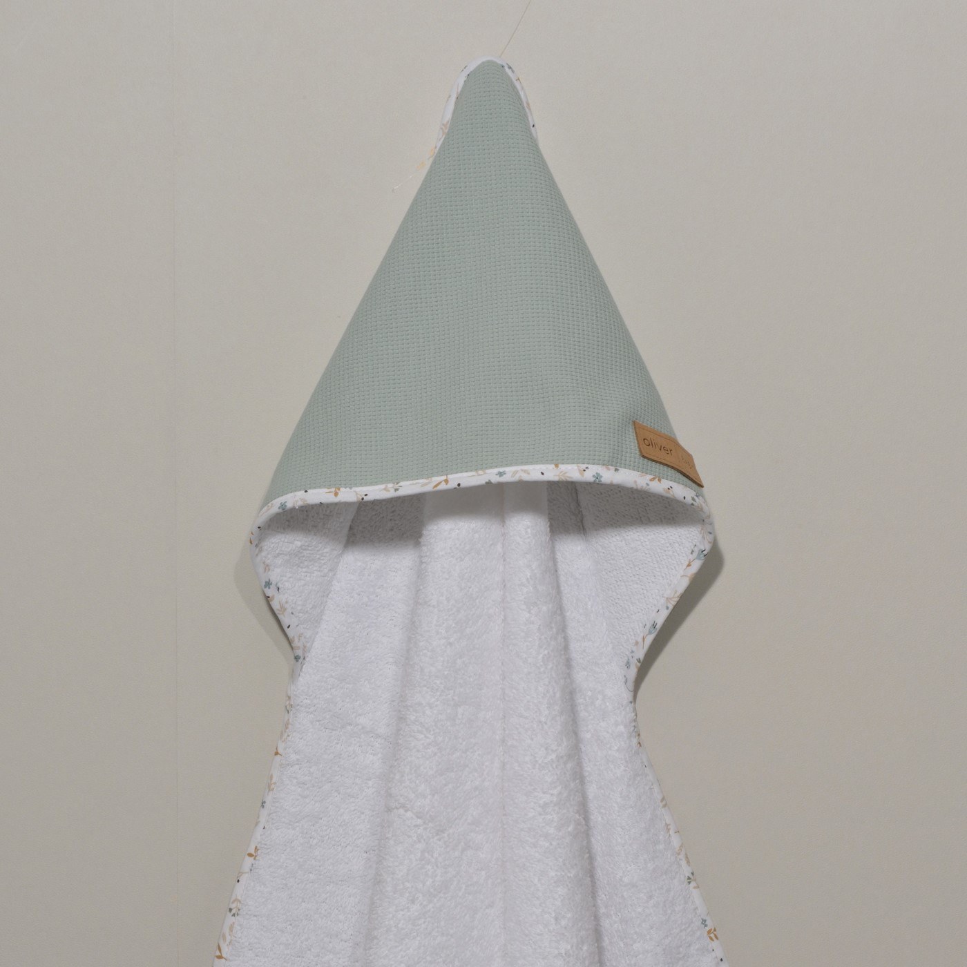 Βρεφική Κάπα Baby Oliver Des. 403 Μέντα 75x75