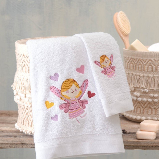 Σετ Παιδικές Πετσέτες 2 Τεμαχίων Rythmos Amelia
