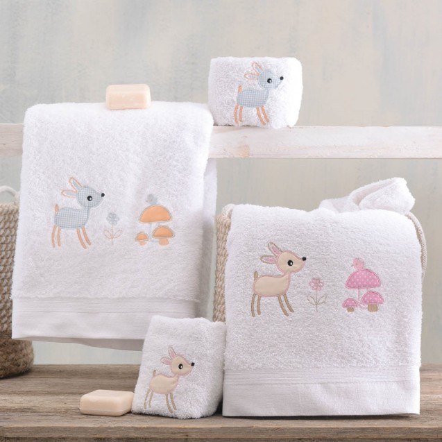 Σετ Παιδικές Πετσέτες 2 Τεμαχίων Rythmos Floppy...