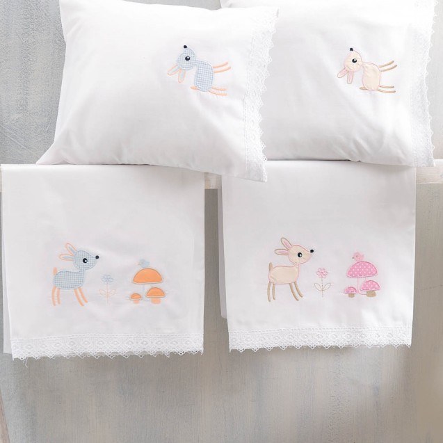 Σετ Σεντόνια Κούνιας 3 Τεμαχίων Rythmos Floppy...