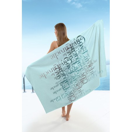 Πετσέτα Θαλάσσης Βελουτέ Guy Laroche Velour Printed 2103 Ocean 100x175