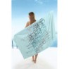 Πετσέτα Θαλάσσης Βελουτέ Guy Laroche Velour Printed 2103 Ocean 100x175