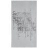 Πετσέτα Θαλάσσης Βελουτέ Guy Laroche Velour Printed 2103 Silver 100x175