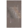 Πετσέτα Θαλάσσης Βελουτέ Guy Laroche Velour Printed 2103 Taupe 100x175