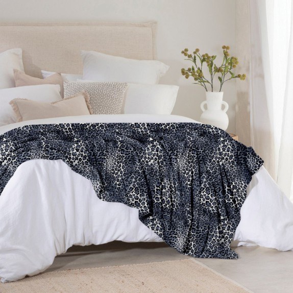 Κουβέρτα Fleece Διπλή Makis Tselios Croco 200x240