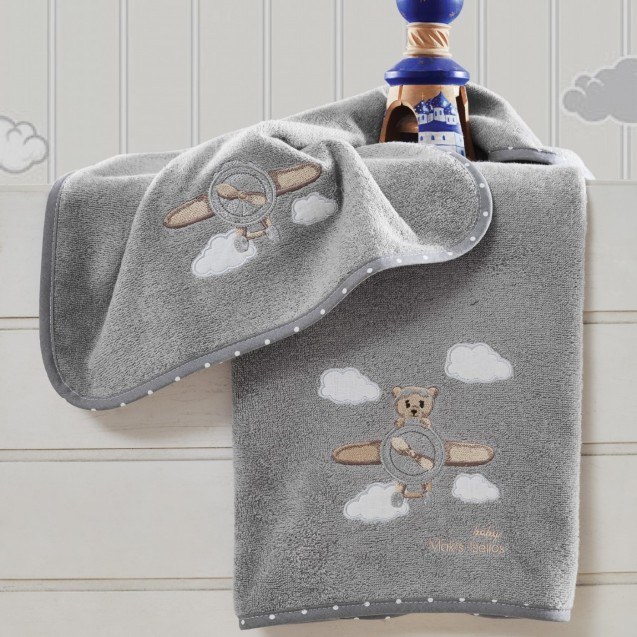 Σετ Βρεφικές Πετσέτες 2 Τεμαχίων Makis Tselios...