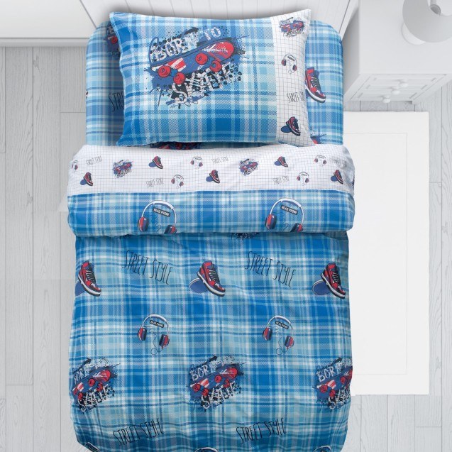 Σετ Παιδικά Σεντόνια Μονά 3 Τεμαχίων Makis...