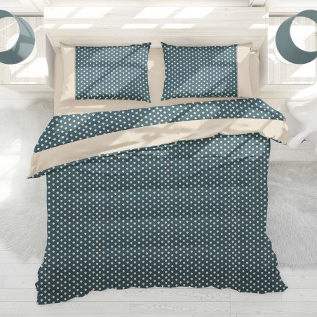 Σετ Σεντόνια King Size με Λάστιχο 4 Τεμαχίων Makis Tselios Drops 180x205+40