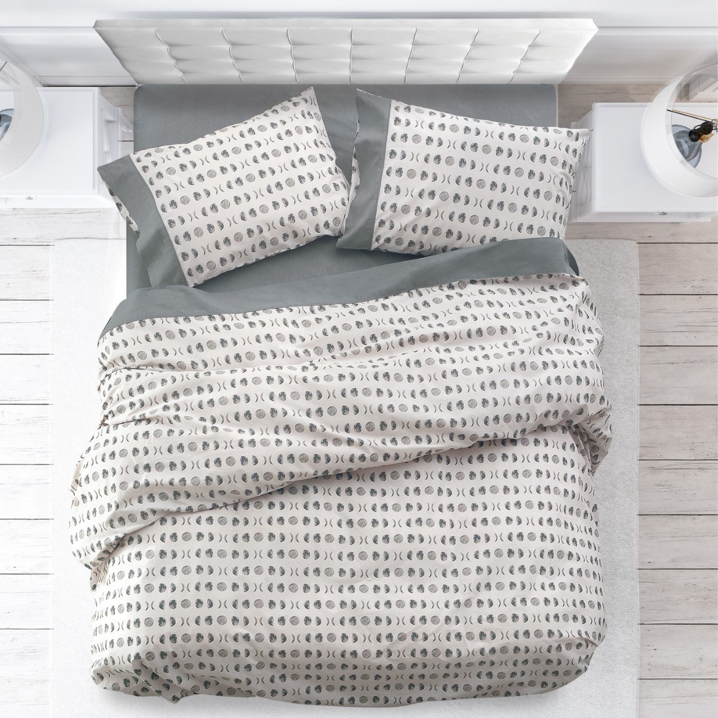 Σετ Σεντόνια Μονά με Λάστιχο 3 Τεμαχίων Makis Tselios Term 170x270