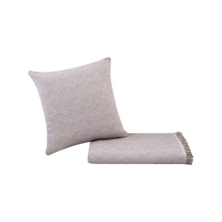 Μαξιλαροθήκη Διακόσμησης Madi Wellen Brown 45x45