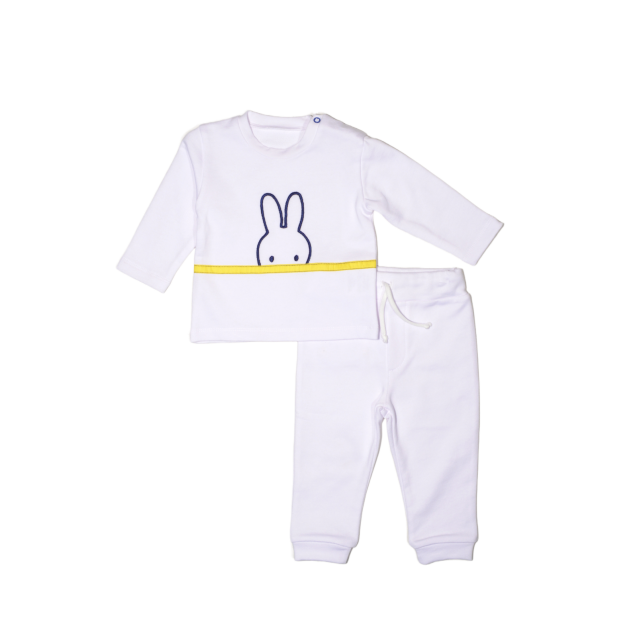 Βρεφικό Σετ Φόρμας Miffy Des. 60 Λευκό