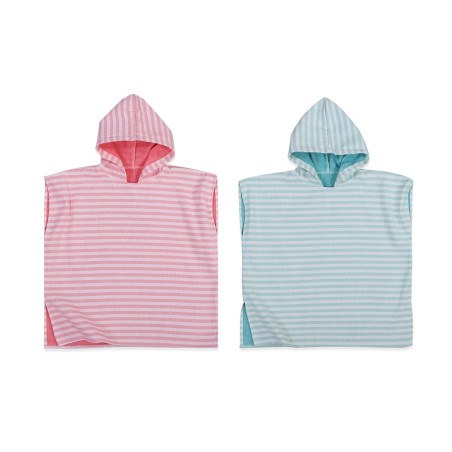 Παιδικό Πόντσο Παραλίας Nef-Nef Sweet Line 60x60 Aqua