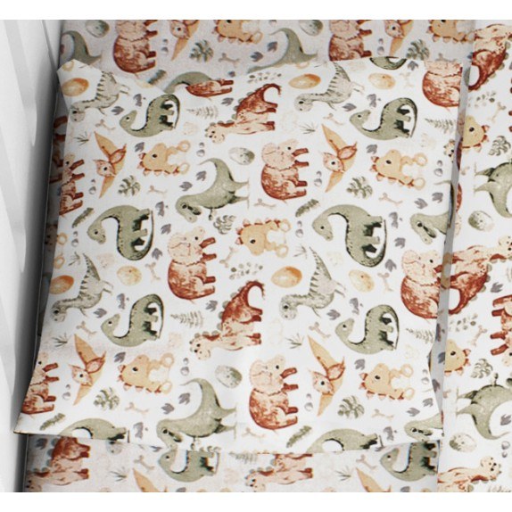 Βρεφική Μαξιλαροθήκη Dimcol Dinosaur 515 35x45