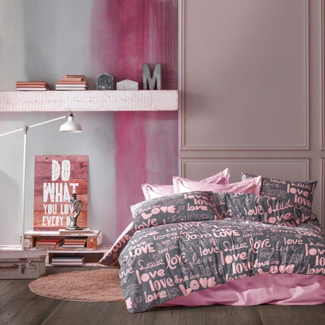 Παπλωματοθήκη Μονή Dimcol Αγάπη 299 160x240