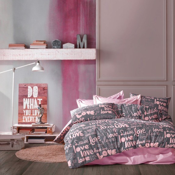 Παπλωματοθήκη Υπέρδιπλη Dimcol Αγάπη 299 220x240