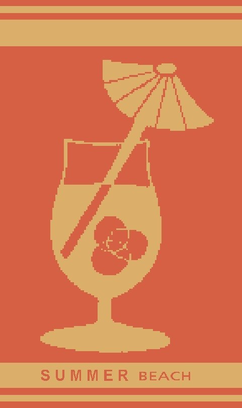 Πετσέτα Θαλάσσης Βελουτέ Dimcol Ζακάρ 221 87x165