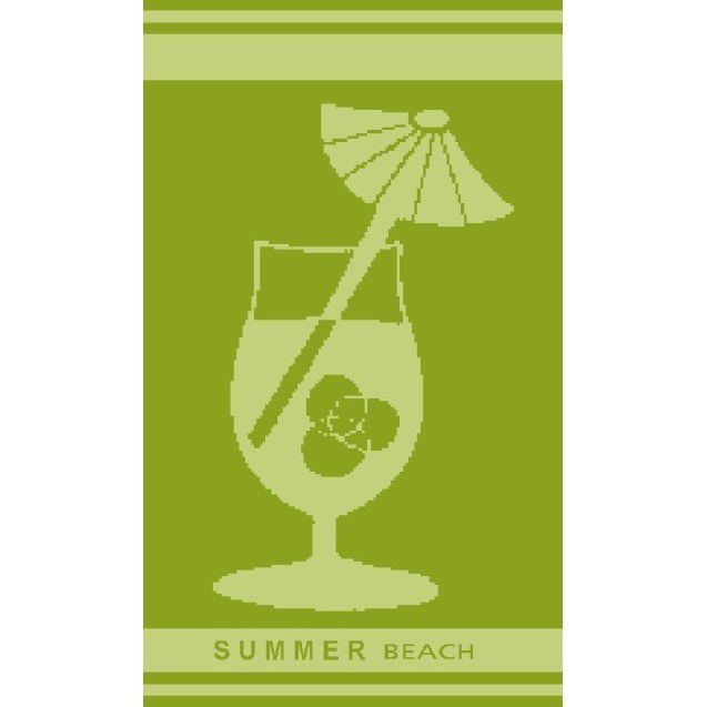 Πετσέτα Θαλάσσης Βελουτέ Dimcol Ζακάρ 222 87x165