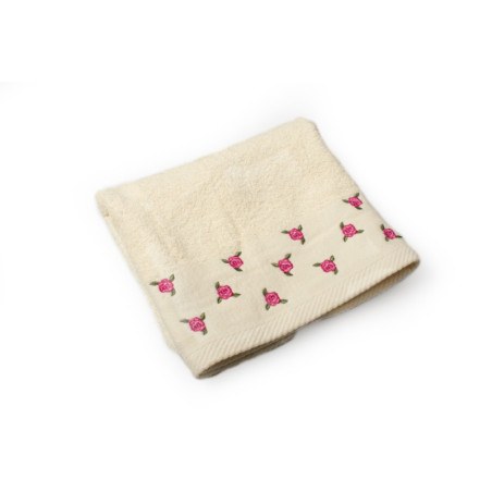 Πετσέτα Προσώπου Dimcol Ανθάκι Εκρού 50x90