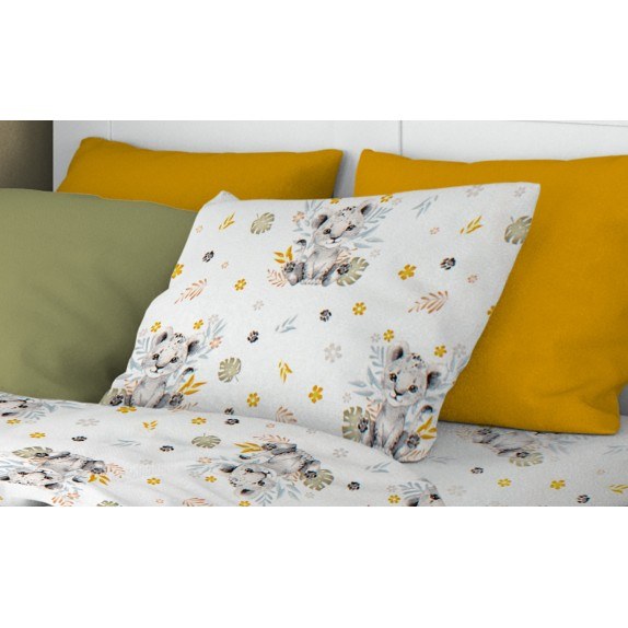 Παιδική Μαξιλαροθήκη Dimcol Lion Cub 531 50x70