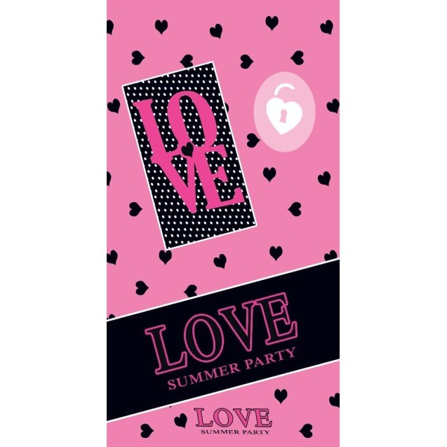 Παιδική Πετσέτα Θαλάσσης Βελουτέ Dimcol Love 23...