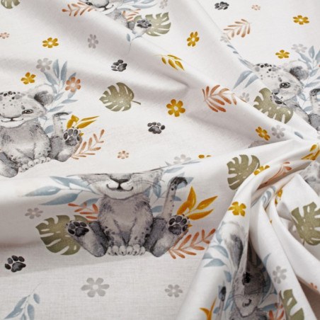 Σετ Παιδικά Σεντόνια Μονά 3 Τεμαχίων Dimcol Lion Cub 531 160x240