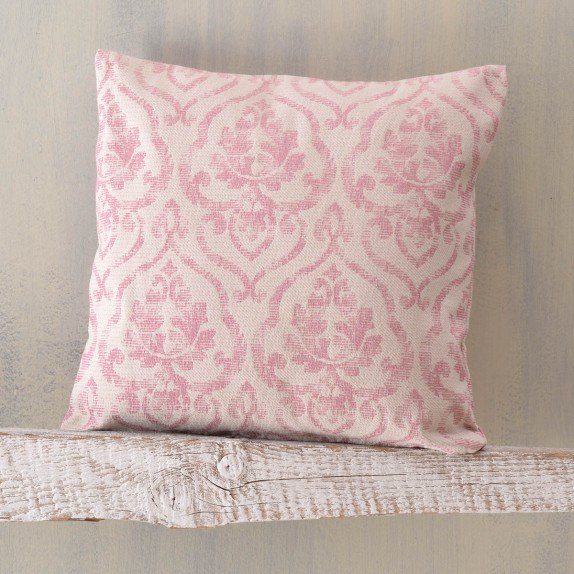 Μαξιλαροθήκη Διακόσμησης Rythmos Medallion Ροζ 40x40