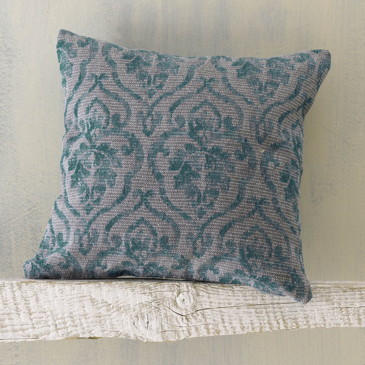 Μαξιλαροθήκη Διακόσμησης Rythmos Medallion Πετρόλ 40x40