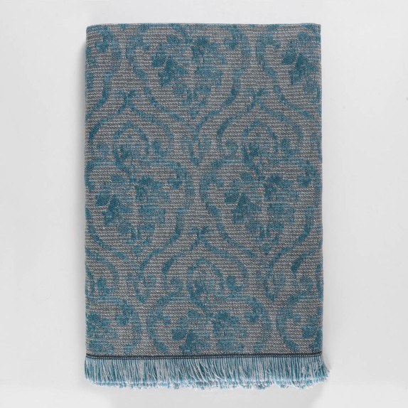 Ριχτάρι Πολυθρόνας Rythmos Medallion Πετρόλ 180x160