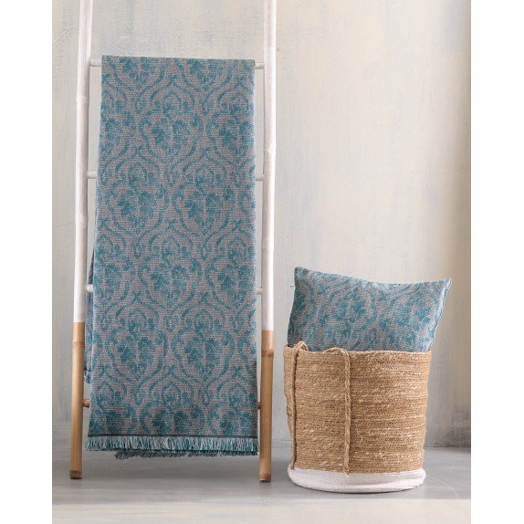 Ριχτάρι Διθέσιου Rythmos Medallion Πετρόλ 180x240