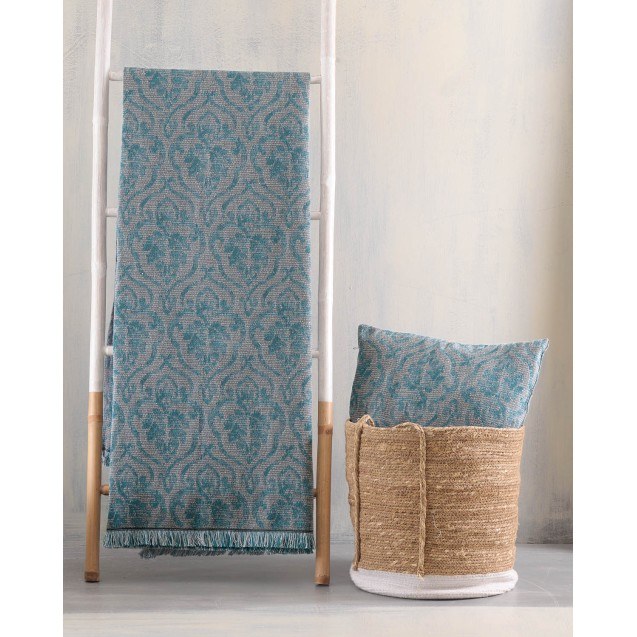 Ριχτάρι Διθέσιου Rythmos Medallion Πετρόλ 180x240