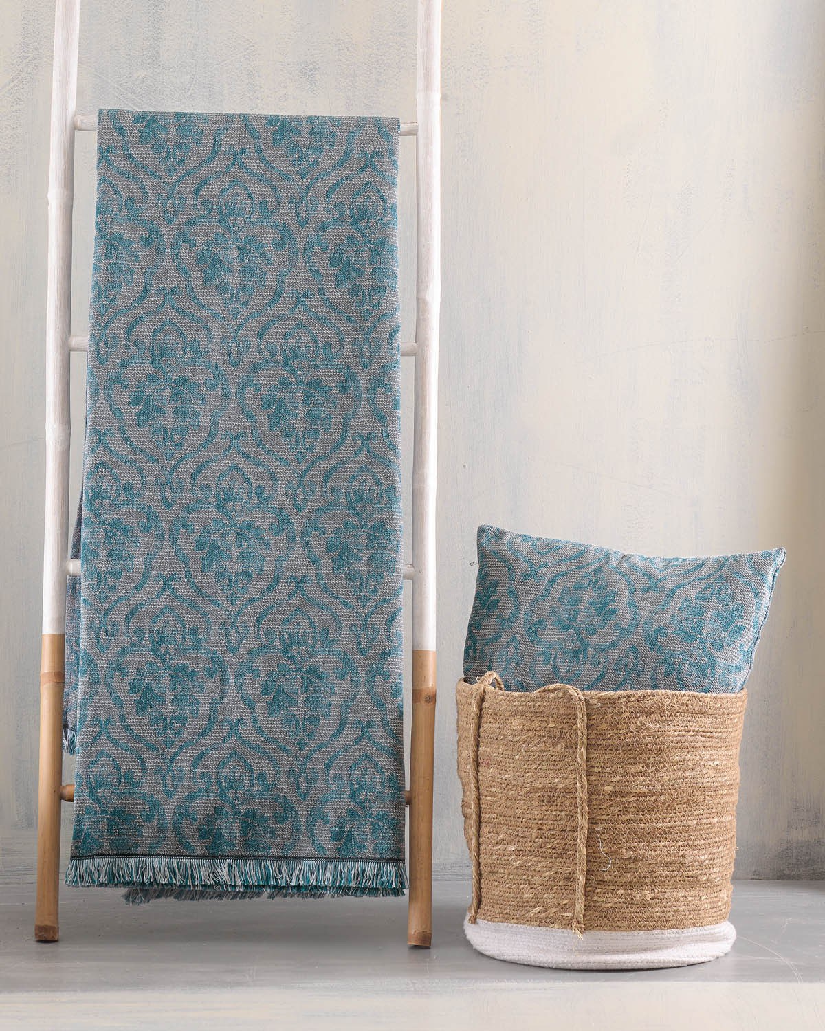 Ριχτάρι Διθέσιου Rythmos Medallion Πετρόλ 180x240