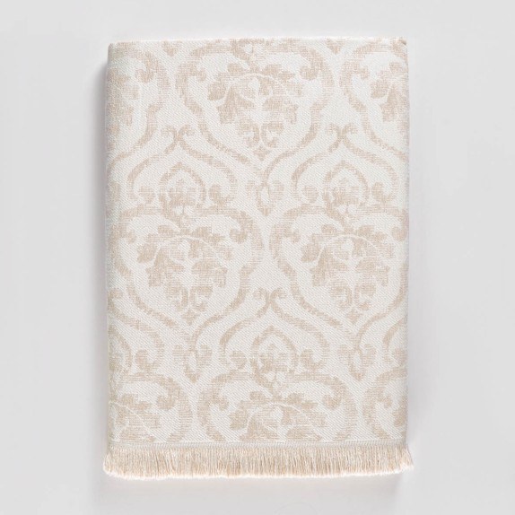 Ριχτάρι Τετραθέσιου Rythmos Medallion Εκρού-Μπεζ 180x330