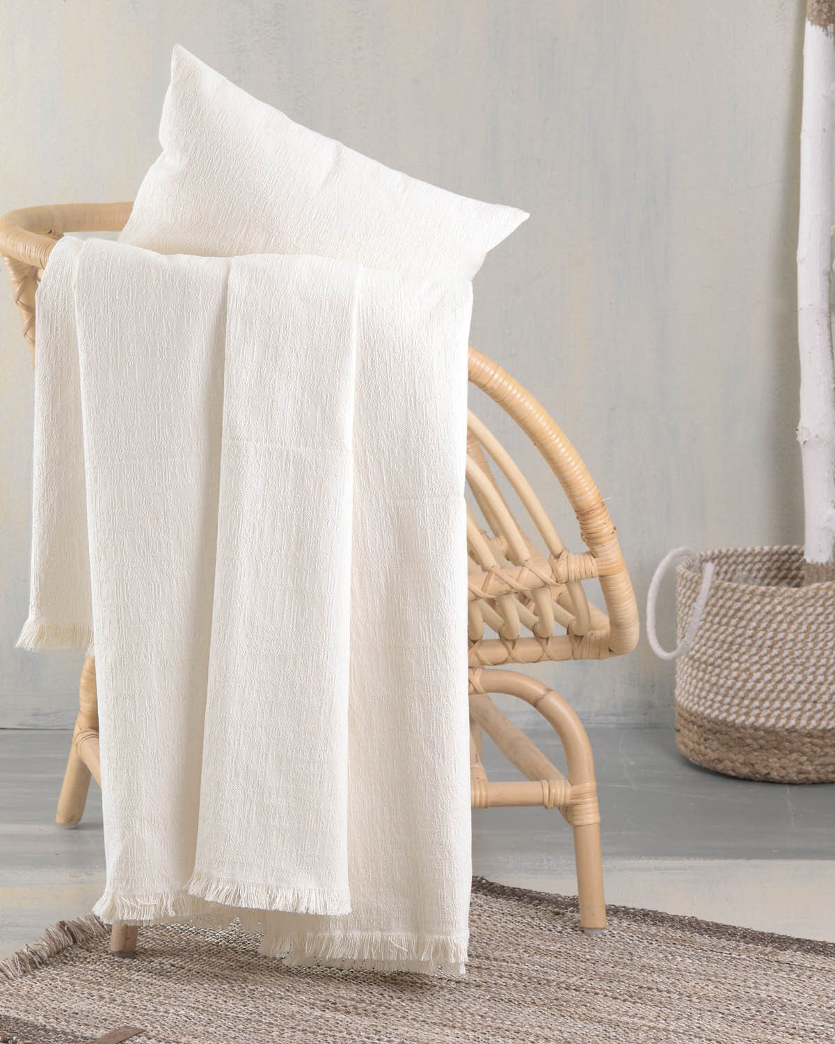 Ριχτάρι Πολυθρόνας Rythmos Mauricio Εκρού 180x160