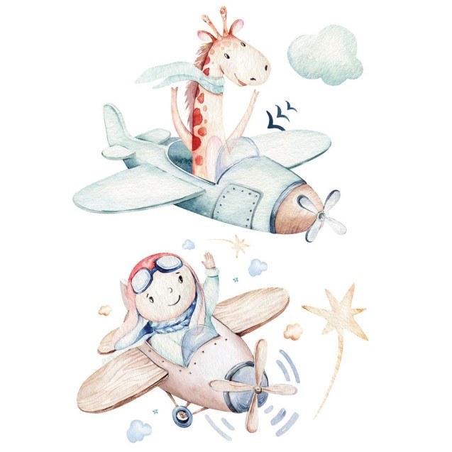 Αυτοκόλλητα Τοίχου Βινυλίου Ango Airplanes 18313