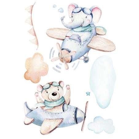 Αυτοκόλλητα Τοίχου Βινυλίου Ango Airplanes 18313