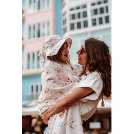 Πάνα Αγκαλιάς Bamboo La Millou Swaddle ABC Fruits 100x120