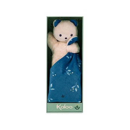 Ντουντού Υφασμάτινο Kaloo Carre Douceur Αρκουδάκι Night Owl KA972004